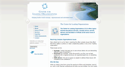 Desktop Screenshot of centerforleading.com